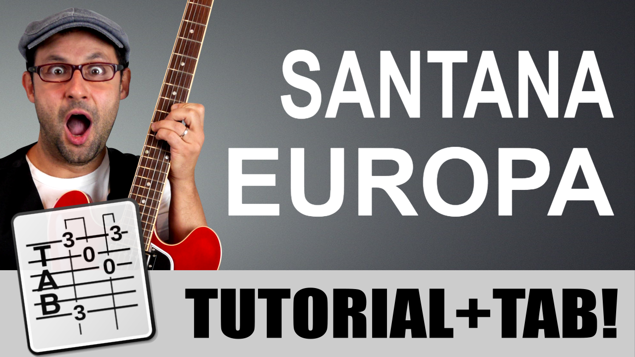 EUROPA – SANTANA – TUTORIAL CHITARRA