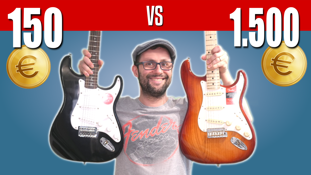 SQUIER A 150€ O FENDER A 1500€?