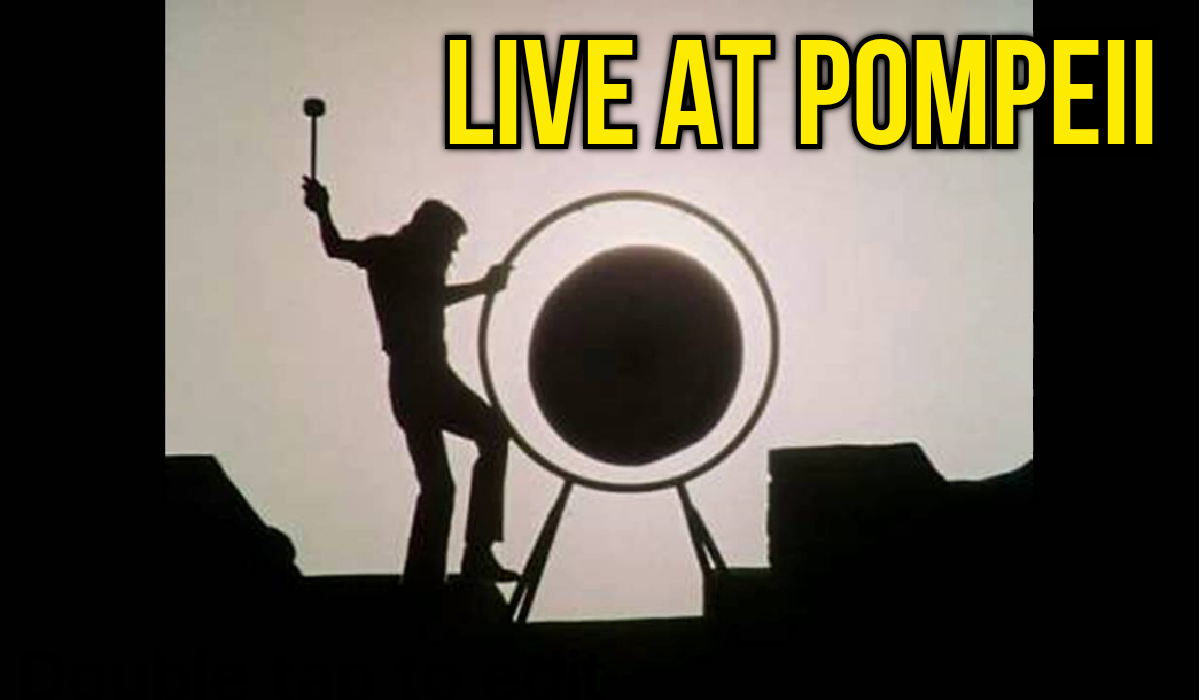 ROCK HISTORY – IL LIVE DEI PINK FLOYD A POMPEI