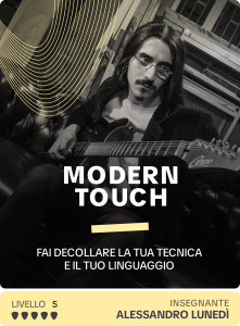 Modern Touch corso chitarra moderna