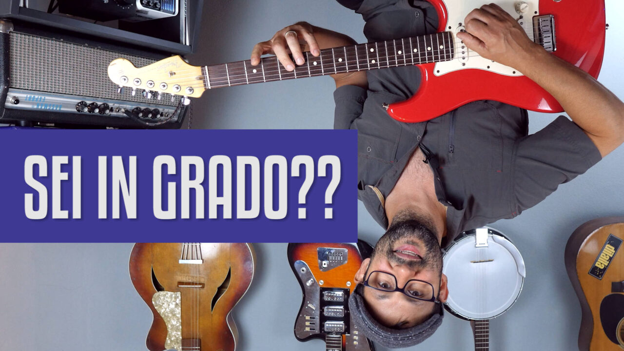 TIRA GIÙ QUESTE 3 PARTI DI CHITARRA, SE CI RIESCI