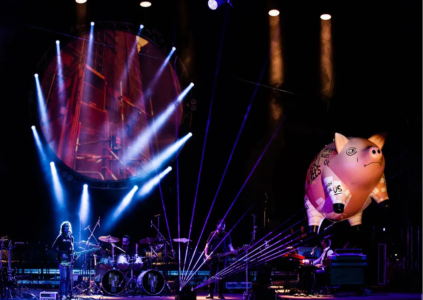 David Gilmour con I Pink Floyd nel tour di Animals