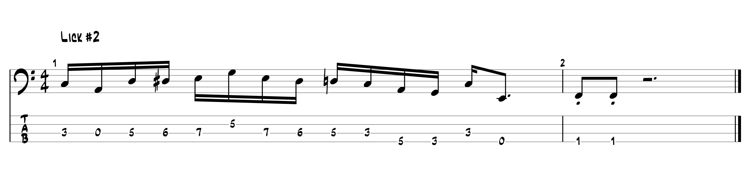 1612 - Vulfpeck. Secondo Lick Basso Elettrico