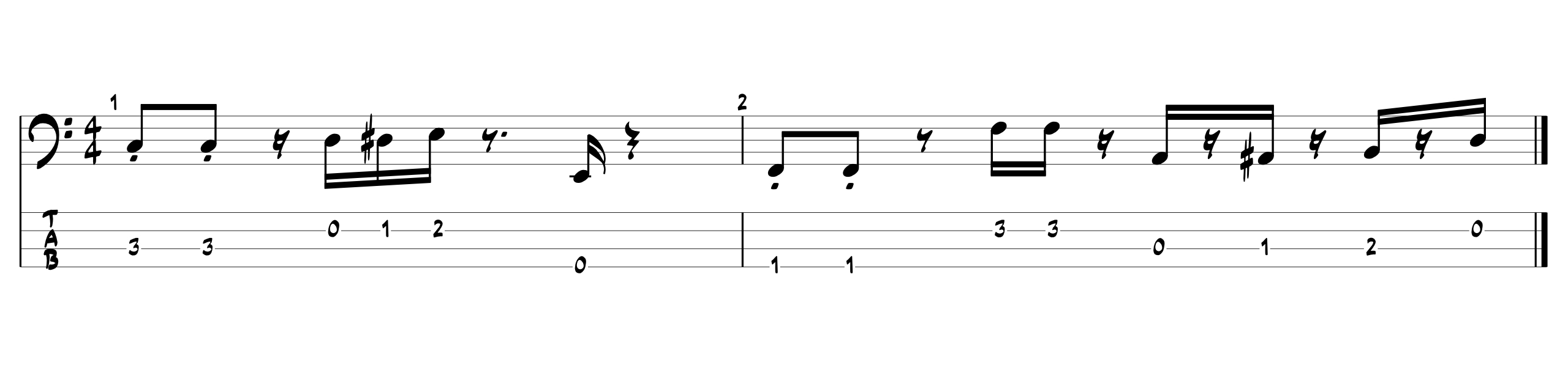 Basso elettrico - 1612 Vulfpeck, riff