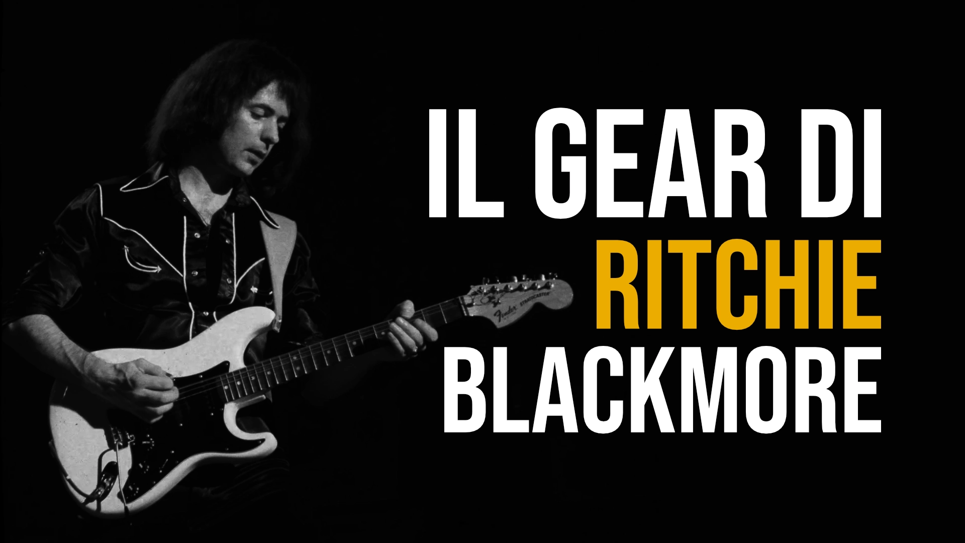 RITCHIE BLACKMORE: LA STRUMENTAZIONE DI “MADE IN JAPAN”