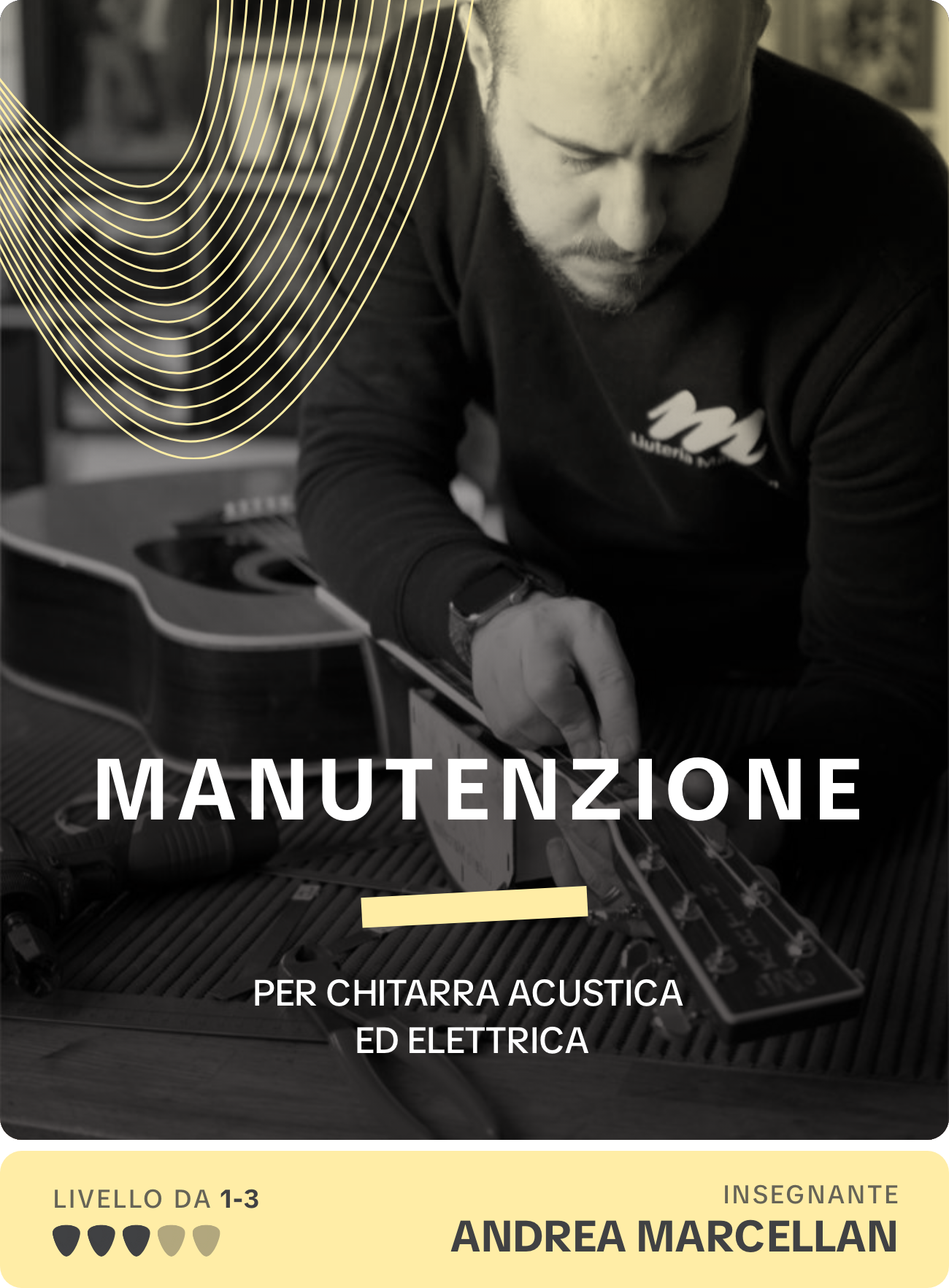 Manutenzione - per chitarra acustica e elettrica